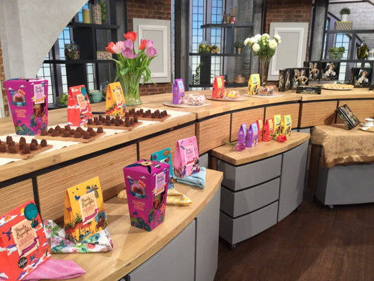 QVC showcase our NEW Choccy Scoffy Truffle Easter Egg