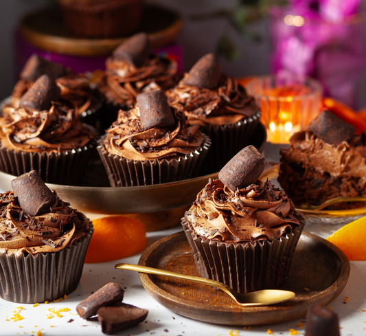 Monty Bojangles Truffles Chocolate Orange Cupcakes