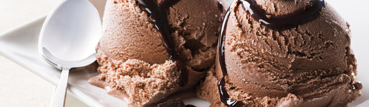 A simple chocolate ice-cream recipe