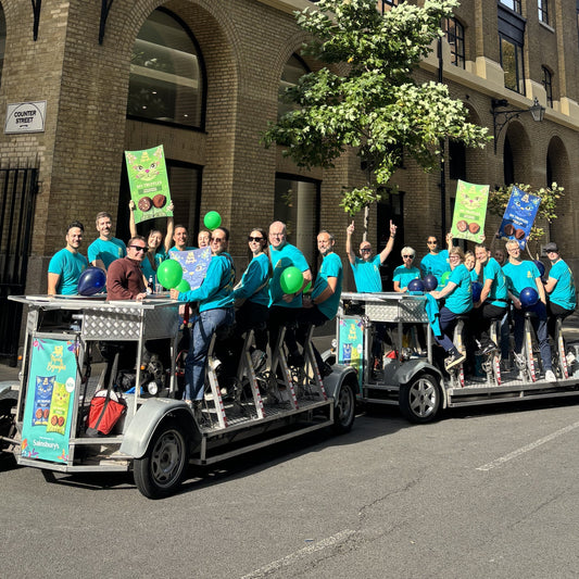 Team Monty Bojangles on the Pedibuses
