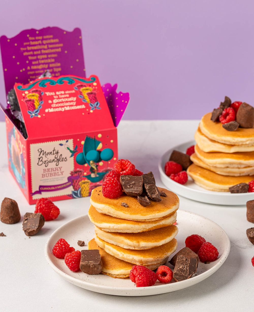 Berry Bubbly Truffles – Raspberry Chocolate with a Pop – Monty Bojangles