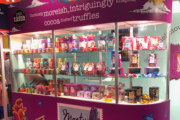 Monty visits International Sweets Trade Fair - Monty Bojangles