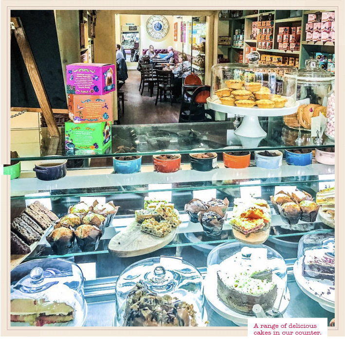 Monty Bojangles Truffle Bar Coffee Shop: Cakes, truffle creations, muffins and cookies.