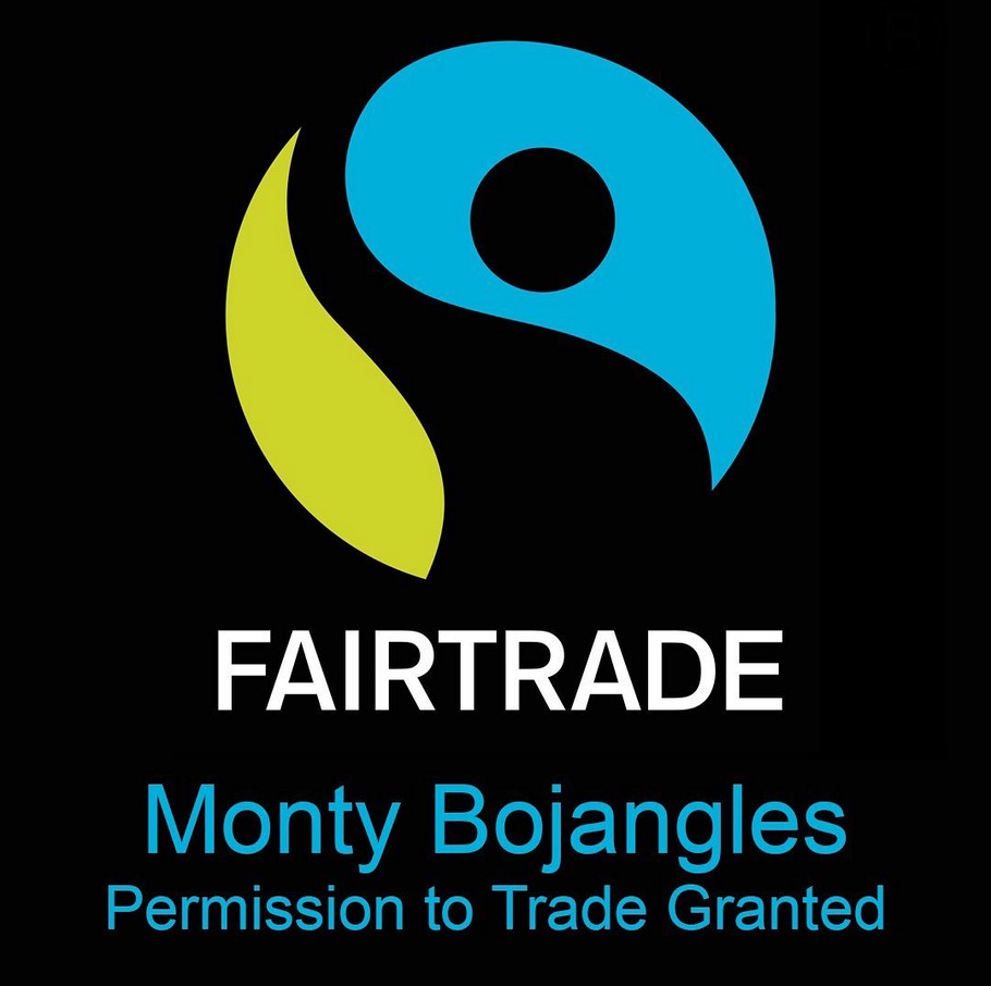 Monty Bojangles Chocolate Fairtrade Registered